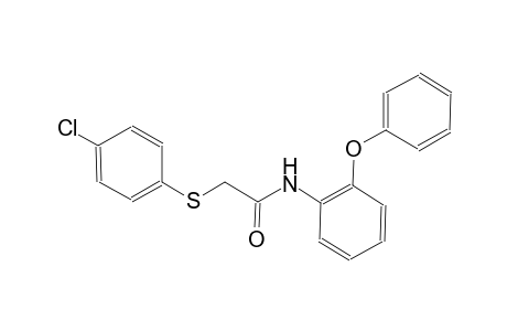 2-[(4-chlorophenyl)sulfanyl]-N-(2-phenoxyphenyl)acetamide