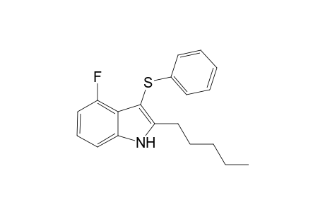 4-Fluoro-2-pentyl-3-(phenylthio)-1H-indole