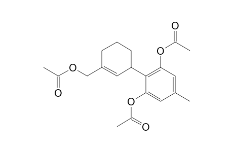 2'-(1-Acetoxymethyl-1-cyclohexen-3-yl)-5'-methylresorcinol diacetate