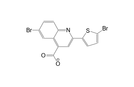 6-bromo-2-(5-bromo-2-thienyl)-4-quinolinecarboxylate