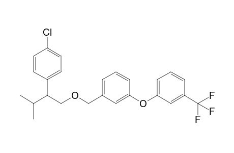 3-Methyl-2-(p-chlorophenyl)butyl m-(m-trifluoromethylphenoxy)benzyl ether