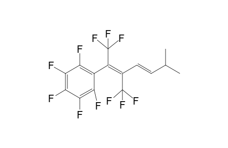 1-(3-Methyl-1-butenyl)-1,2-di(trifluoromethyl-2-(pentafluorophenyl)ethylene