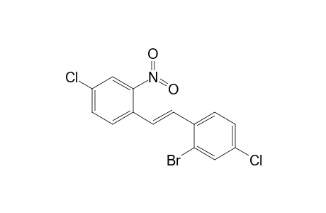 1-[(E)-2-(2-bromo-4-chlorophenyl)ethenyl]-4-chloro-2-nitrobenzene
