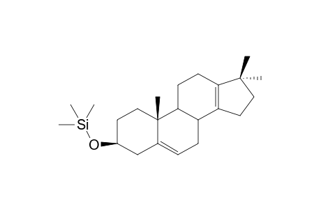 17-Desoxy-17-methyl-18-nor-13,14-dehydro-methandriol, O-TMS