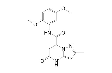 N-(2,5-Dimethoxyphenyl)-2-methyl-5-oxo-4,5,6,7-tetrahydropyrazolo[1,5-a]pyrimidine-7-carboxamide