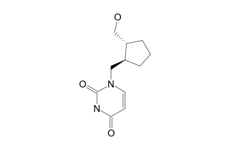 1-[[(1R,2R)-2-methylolcyclopentyl]methyl]pyrimidine-2,4-quinone