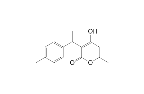 4-Hydroxy-6-methyl-3-(1-p-tolylethyl)-2H-pyran-2-one