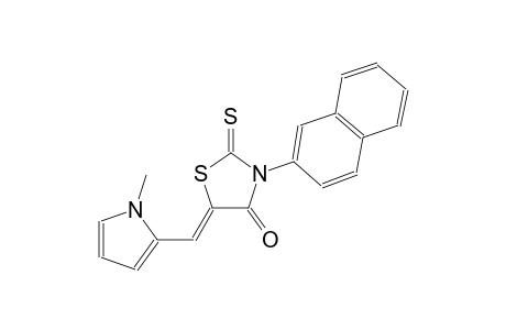 (5Z)-5-[(1-methyl-1H-pyrrol-2-yl)methylene]-3-(2-naphthyl)-2-thioxo-1,3-thiazolidin-4-one
