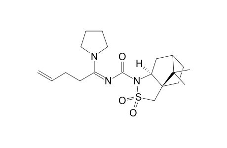 (1R,5S)-N-(1-Pyrrolidin-1-ylpent-4-enylidene)-10,10-dimethyl-3,3-dioxo-3.lambda.(6)-thia-4-azatricyclo[5.2.1.0(1,5)]decane-4-carboxamide