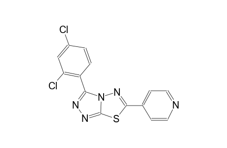 4-[3-(2,4-dichlorophenyl)-[1,2,4]triazolo[3,4-b][1,3,4]thiadiazol-6-yl]pyridine