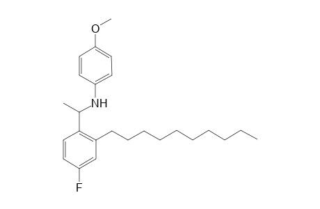N-{1-(2-n-Decyl-4-fluorophenyl)ethyl}-4-methoxyaniline
