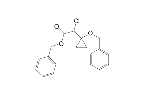 Benzyl 2-[(1-Benzyloxy)cyclopropyl]-2-chloroacetate