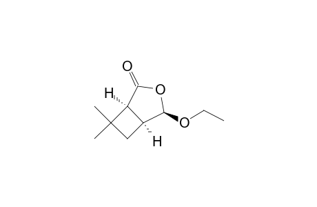 3-Oxabicyclo[3.2.0]heptan-2-one, 4-ethoxy-7,7-dimethyl-, (1.alpha.,4.beta.,5.alpha.)-(.+-.)-