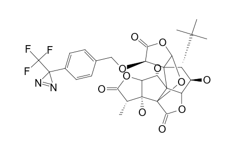 10-O-(TRIFLUOROMETHYL-3H-DIAZIRINE)-BENZYL-GINKGOLIDE-C