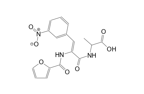 N-[(2Z)-2-(2-furoylamino)-3-(3-nitrophenyl)-2-propenoyl]alanine