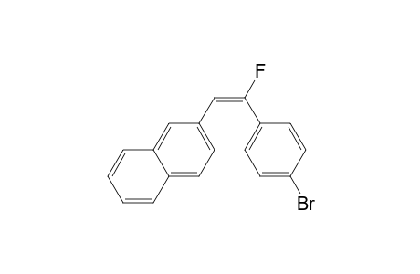 (E)-2-(2-(4-bromophenyl)-2-fluorovinyl)naphthalene