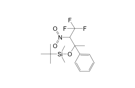 t-Butyldimethyl(3',3',3'-trifluoro-1'-methyl-2'-nitro-1'-phenylpropoxy]silane