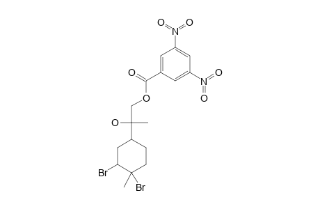(1S,2S,4R,8R)-1,2-Dibromo-8-hydroxy-P-menth-3',5'-dinitrobenzoate