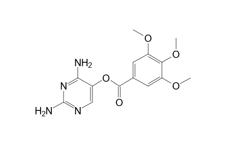 2,4-Diamino-5-pyrimidinyl 3,4,5-trimethoxybenzoate