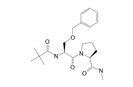 (2S)-1-[(2S)-3-(benzyloxy)-2-(pivaloylamino)propanoyl]-N-methyl-pyrrolidine-2-carboxamide