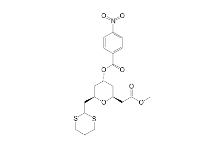 4-nitrobenzoic acid [(2R,4R,6S)-2-(1,3-dithian-2-ylmethyl)-6-(2-keto-2-methoxy-ethyl)tetrahydropyran-4-yl] ester