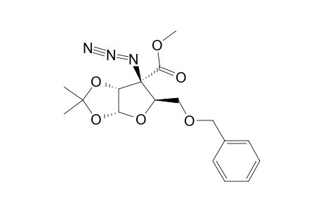 (3S)-3-AZIDO-5-O-BENZYL-3-DEOXY-1,2-O-ISOPROPYLIDENE-3-C-METHOXYCARBONYL-ALPHA-D-ERYTHROPENTOSE