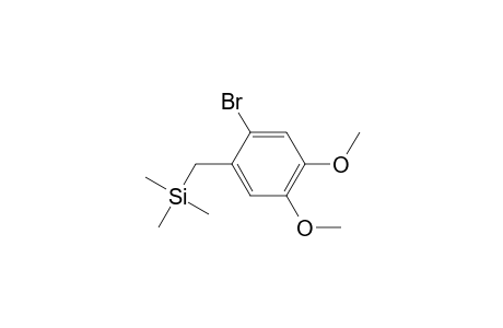 (2-bromo-4,5-dimethoxybenzyl)trimethylsilane