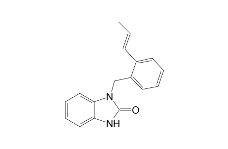 1-[2-(1-Propenyl)benzyl]benzimidazolin-2-one