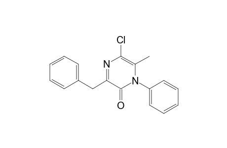3-Benzyl-5-chloro-6-methyl-1-phenyl-pyrazin-2-one