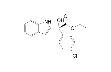 Ethyl 2-(4-chlorophenyl)-2-hydroxy-2-(1H-indol-2-yl)acetate