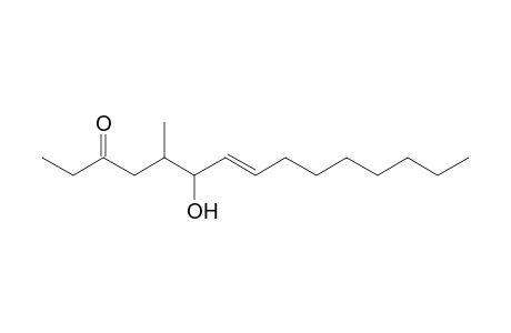 (E)-6-Hydroxy-5-methylpentadec-7-en-3-one