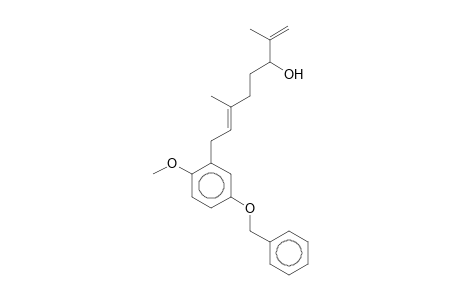 8-(5-Benzyloxy-2-methoxy-phenyl)-2,6-dimethyl-octa-1,6-dien-3-ol