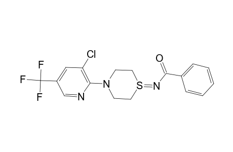 1,4-Thiazine, perhydro-1-benzoylimino-4-(3-chloro-5-trifluoromethyl-2-pyridyl)-