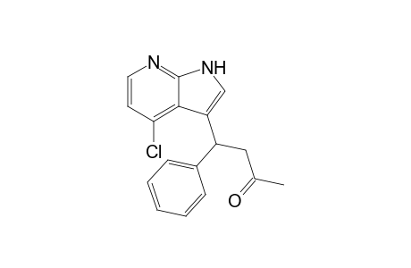 4-(4-Chloro-1H-pyrrolo[2,3-b]pyridin-3-yl)-4-phenylbutan-2-one