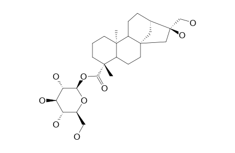 16-BETA,17-DIHYDROXY-(-)-KAURAN-19-OIC-ACID-BETA-D-GLUCOPYRANOSYLESTER