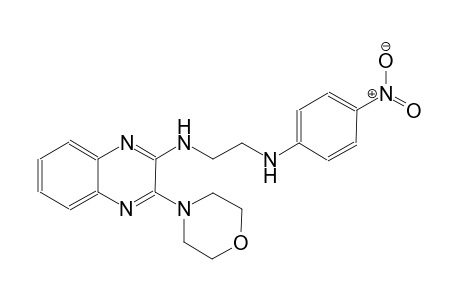 N~1~-[3-(4-morpholinyl)-2-quinoxalinyl]-N~2~-(4-nitrophenyl)-1,2-ethanediamine