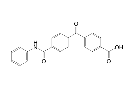 4-[4-(phenylcarbamoyl)benzoyl]benzoic acid