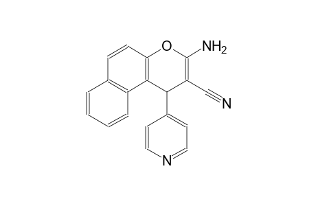 1H-naphtho[2,1-b]pyran-2-carbonitrile, 3-amino-1-(4-pyridinyl)-