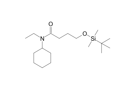 N-Cyclohexyl-N-ethyl-5-hydroxybutyramide DMBS