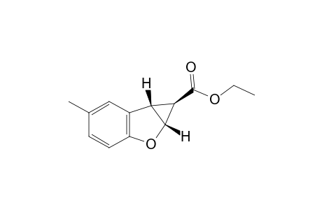 Ethyl (1R,1aR,6bS)-5-methyl-1a,6b-dihydro-1H-cyclopropa[b]benzofuran-1-carboxylate