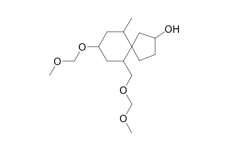 (2RS,5RS,6RS,8RS,10SR)-8-Methoxymethoxy-6-methoxymethoxymethyl-10-methylspiro[4.5]decan-2-ol