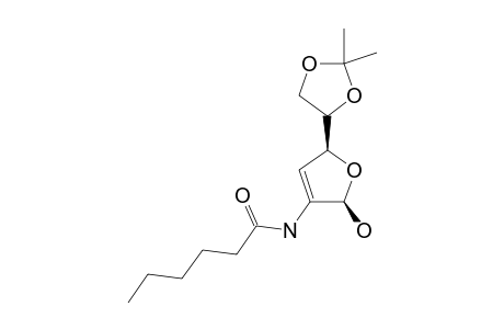 2,3-DIDEOXY-2-HEXANOYLAMINO-5,6-O-ISOPROPYLIDENE-D-ERYTHRO-HEX-2-ENOFURANOSE