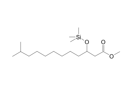 Iso-isomer of methyl ester TMS ether derivative of .beta.-hydroxy C13 fatty acid