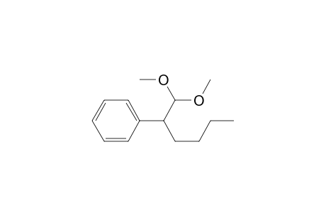 Benzene, [1-(dimethoxymethyl)pentyl]-