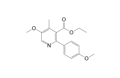 5-Methoxy-2-(4-methoxyphenyl)-4-methyl-3-pyridinecarboxylic acid ethyl ester