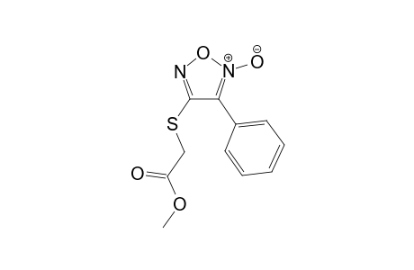 4-(Methoxycarbonylmethylthio)-3-phenylfuroxan