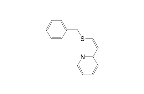 Pyridine, 2-[2-[(phenylmethyl)thio]ethenyl]-, (E)-