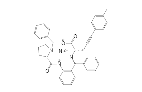 (S)-2-Amino-5-[4-tolyl]pent-4-ynoic acid-Ni-(S)-N-(benzylprolyl)aminobenzophenone