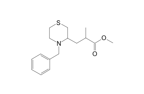 Methyl 2-methyl-3-[2-(1-benzylthiomorpholino)]propanoate