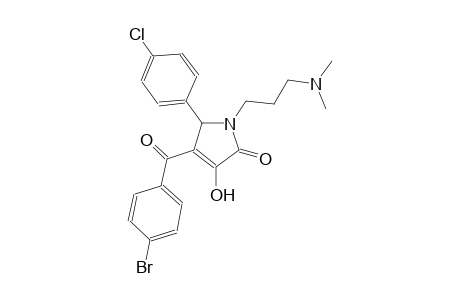 4-(4-bromobenzoyl)-5-(4-chlorophenyl)-1-[3-(dimethylamino)propyl]-3-hydroxy-1,5-dihydro-2H-pyrrol-2-one